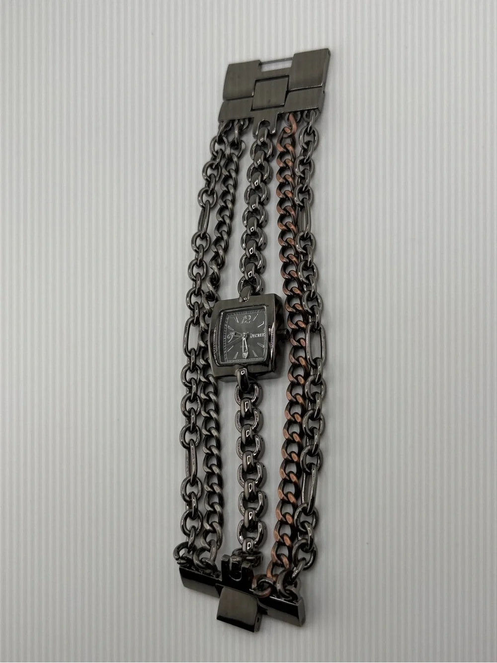 Decree Black Multi-Chain women’s Bracelet Watch NEW 1103